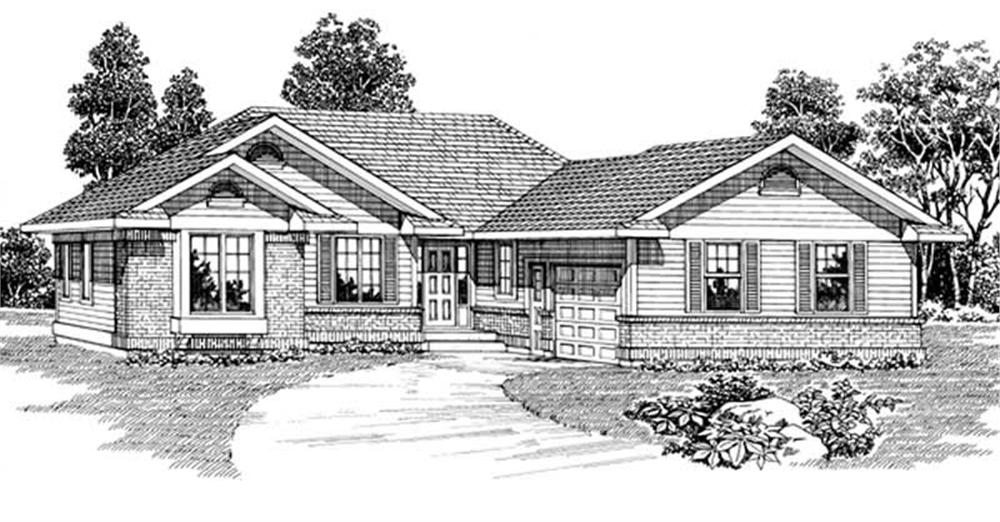 Main image for house plan # 7150