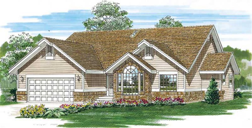 Main image for house plan # 7166