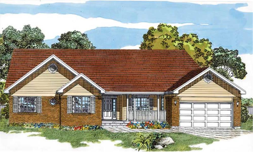 Main image for house plan # 7168