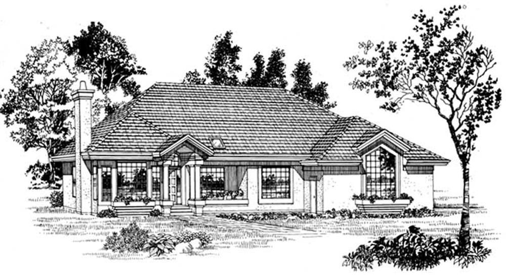 Main image for house plan # 7171