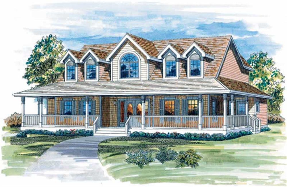 Main image for house plan # 7133