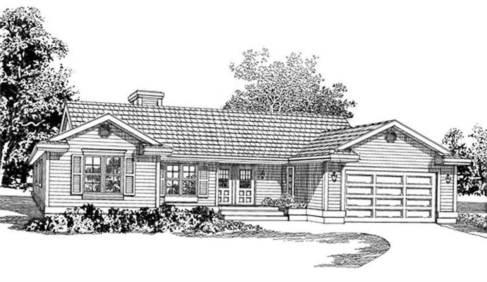 Main image for house plan # 7117