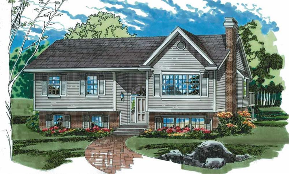 Main image for house plan # 7109