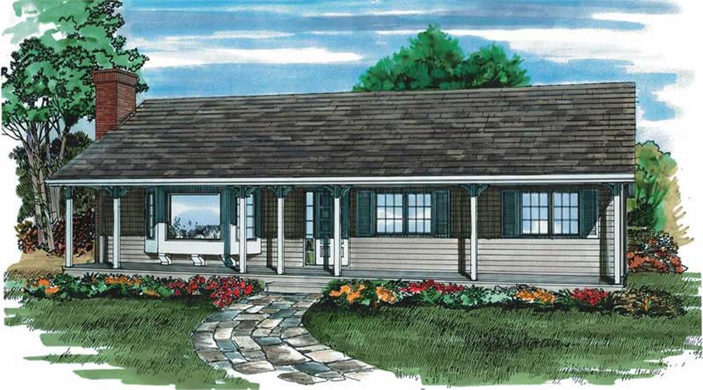 Main image for house plan # 7110