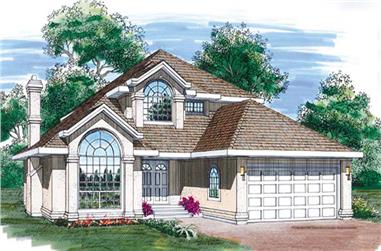 3-Bedroom, 2335 Sq Ft Contemporary House Plan - 167-1305 - Front Exterior