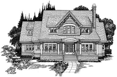 4-Bedroom, 3090 Sq Ft Country House Plan - 167-1319 - Front Exterior