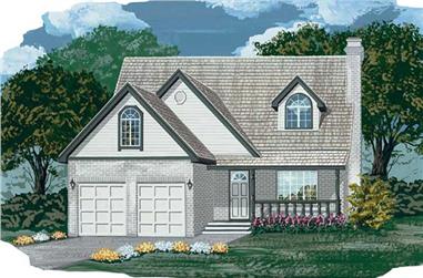 4-Bedroom, 1748 Sq Ft Country House Plan - 167-1333 - Front Exterior