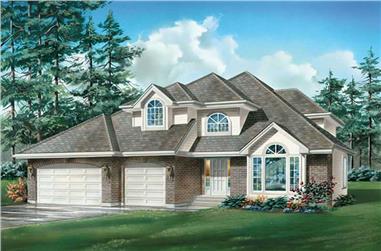 3-Bedroom, 2311 Sq Ft Traditional House Plan - 167-1335 - Front Exterior