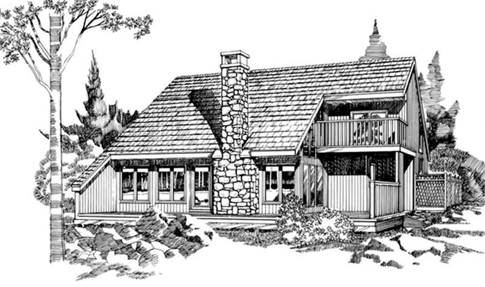 Contemporary home (ThePlanCollection: Plan #167-1340)