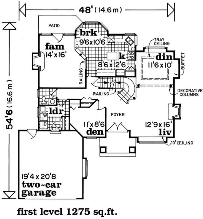 Traditional, Prairie, Contemporary House Plans Home