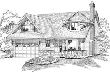 3-Bedroom, 2215 Sq Ft Traditional House Plan - 167-1388 - Front Exterior