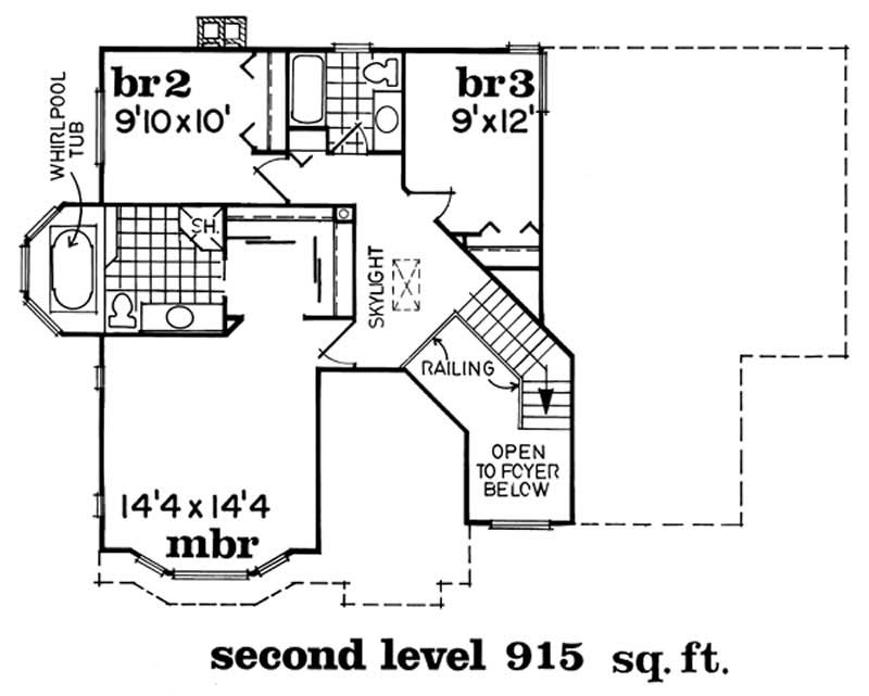 Home Plan Rear Elevation of this 3-Bedroom,2157 Sq Ft Plan -167-1389