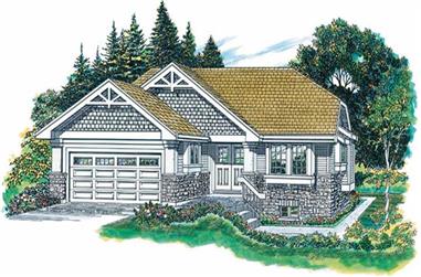 3-Bedroom, 2220 Sq Ft Ranch House Plan - 167-1438 - Front Exterior