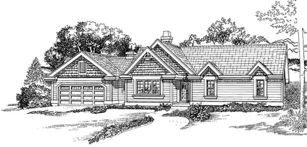 Main image for house plan # 7244