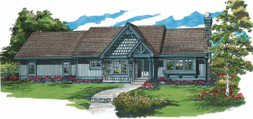 Main image for house plan # 7242
