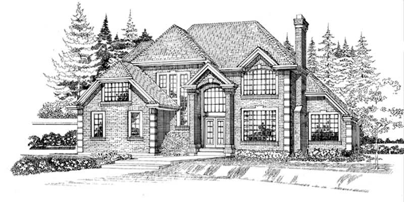 European home (ThePlanCollection: Plan #167-1491)