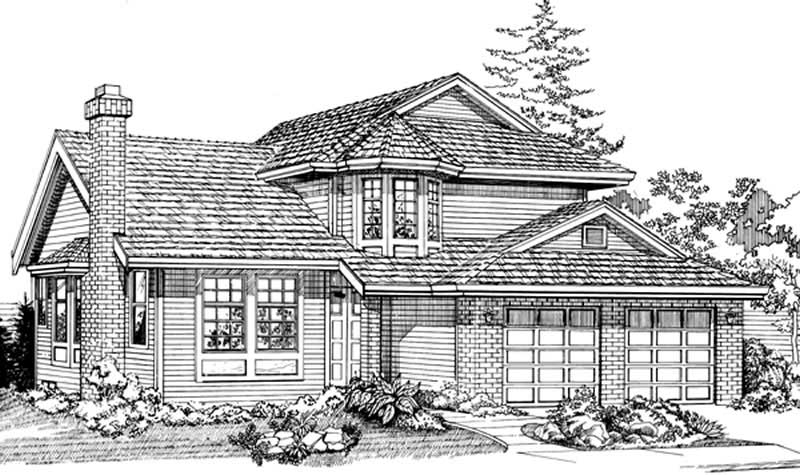 Main image for house plan # 6828