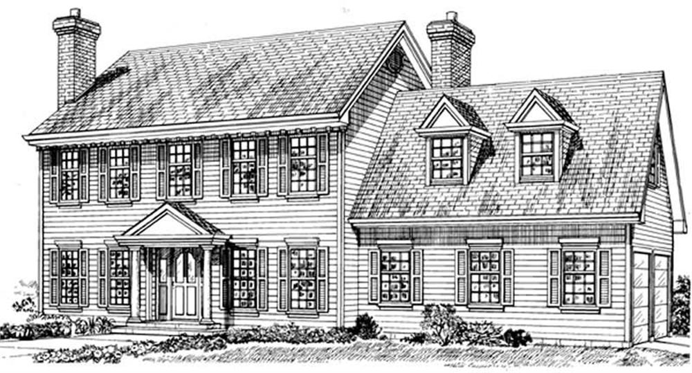 Main image for house plan # 7196