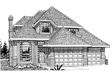 3-Bedroom, 2252 Sq Ft Contemporary Home Plan - 167-1534 - Main Exterior