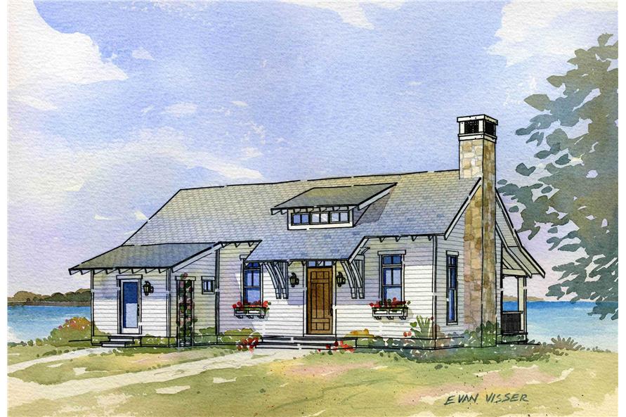 3-Bedroom, 2238 Sq Ft Country Home Plan - 168-1064 - Main Exterior