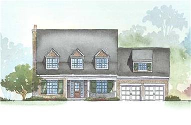 3-Bedroom, 2862 Sq Ft Country Home Plan - 168-1087 - Main Exterior