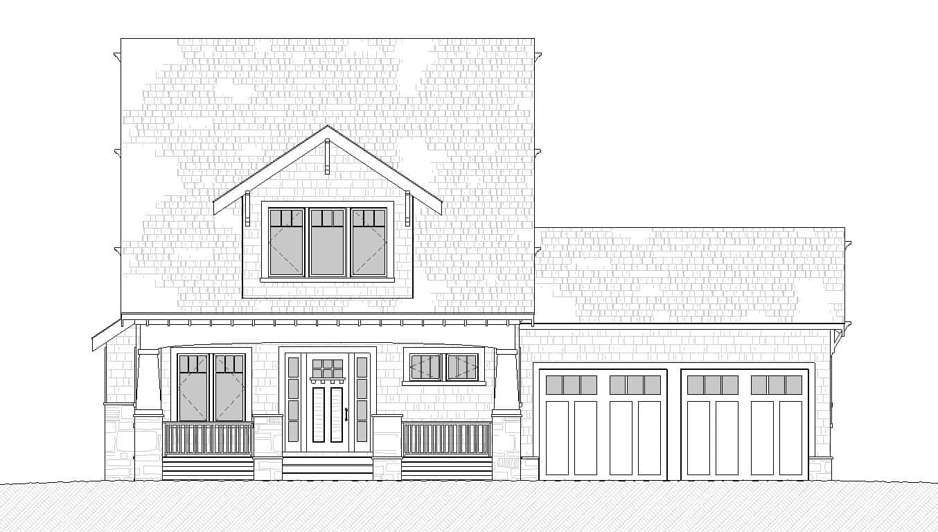 Home Plan Front Elevation of this 4-Bedroom,4026 Sq Ft Plan -168-1145