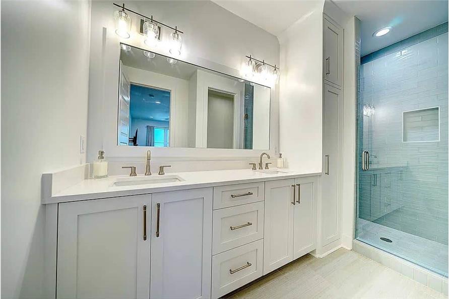 168-1152: Home Interior Photograph-Master Bathroom: Sink/Vanity