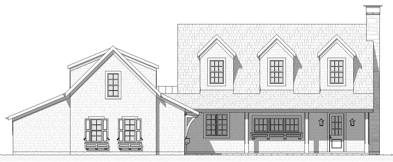 Home Plan Front Elevation of this 3-Bedroom,2431 Sq Ft Plan -168-1158