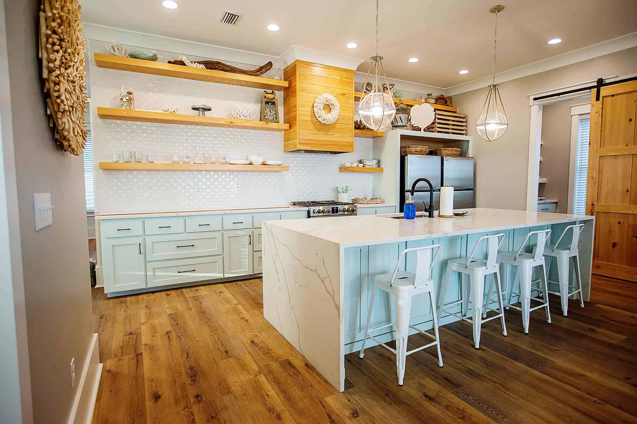 Kitchen: Kitchen Island of this 5-Bedroom,3588 Sq Ft Plan -168-1163