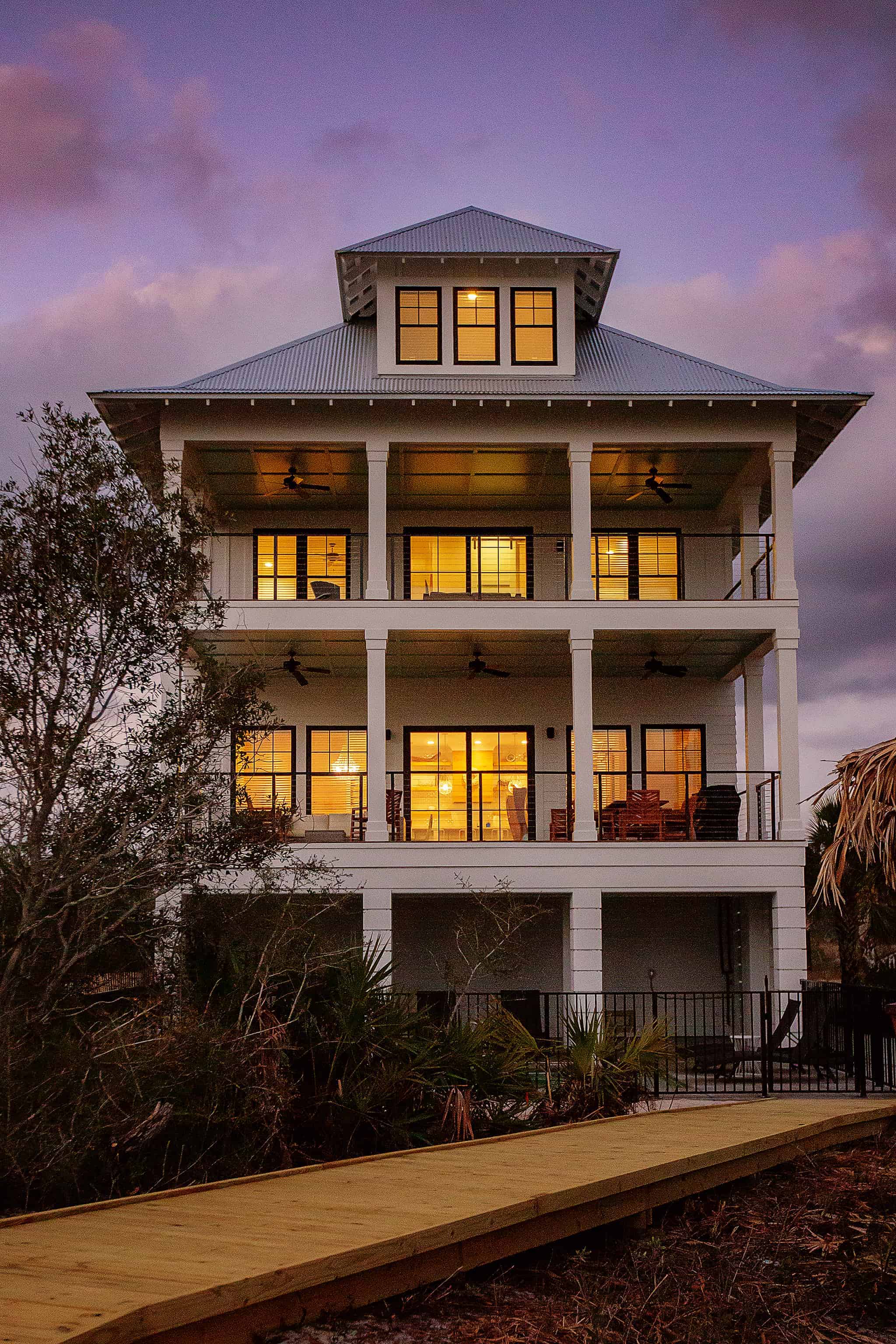 Rear View of this 5-Bedroom,3588 Sq Ft Plan -168-1163