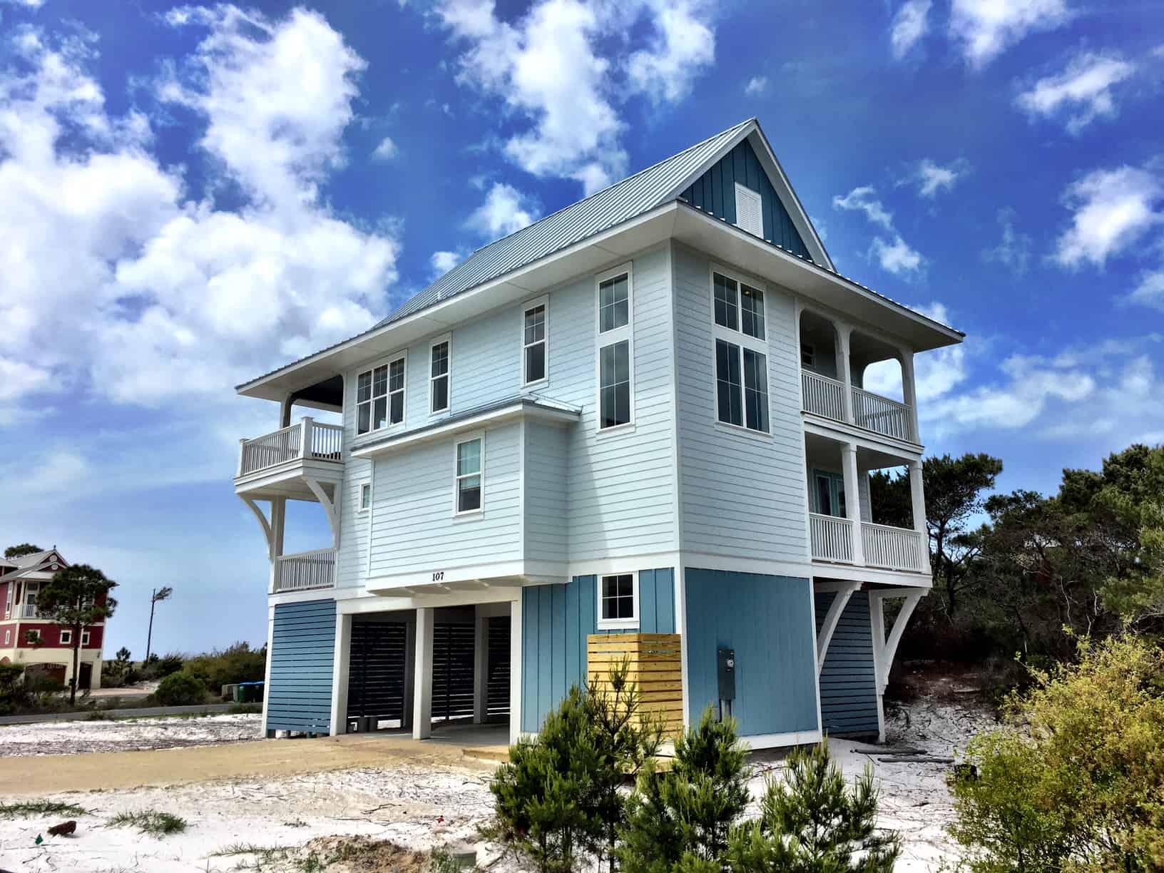Rear View of this 4-Bedroom,2593 Sq Ft Plan -168-1165