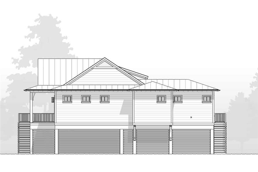 168-1169: Home Plan Right Elevation