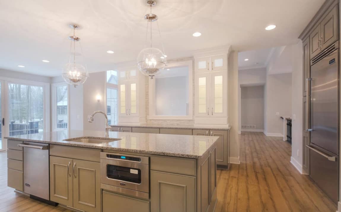 Kitchen: Kitchen Island of this 5-Bedroom,4127 Sq Ft Plan -168-1170