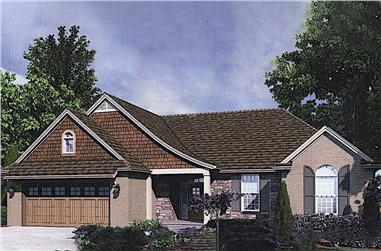 3-Bedroom, 1741 Sq Ft Traditional House - Plan #169-1033 - Front Exterior