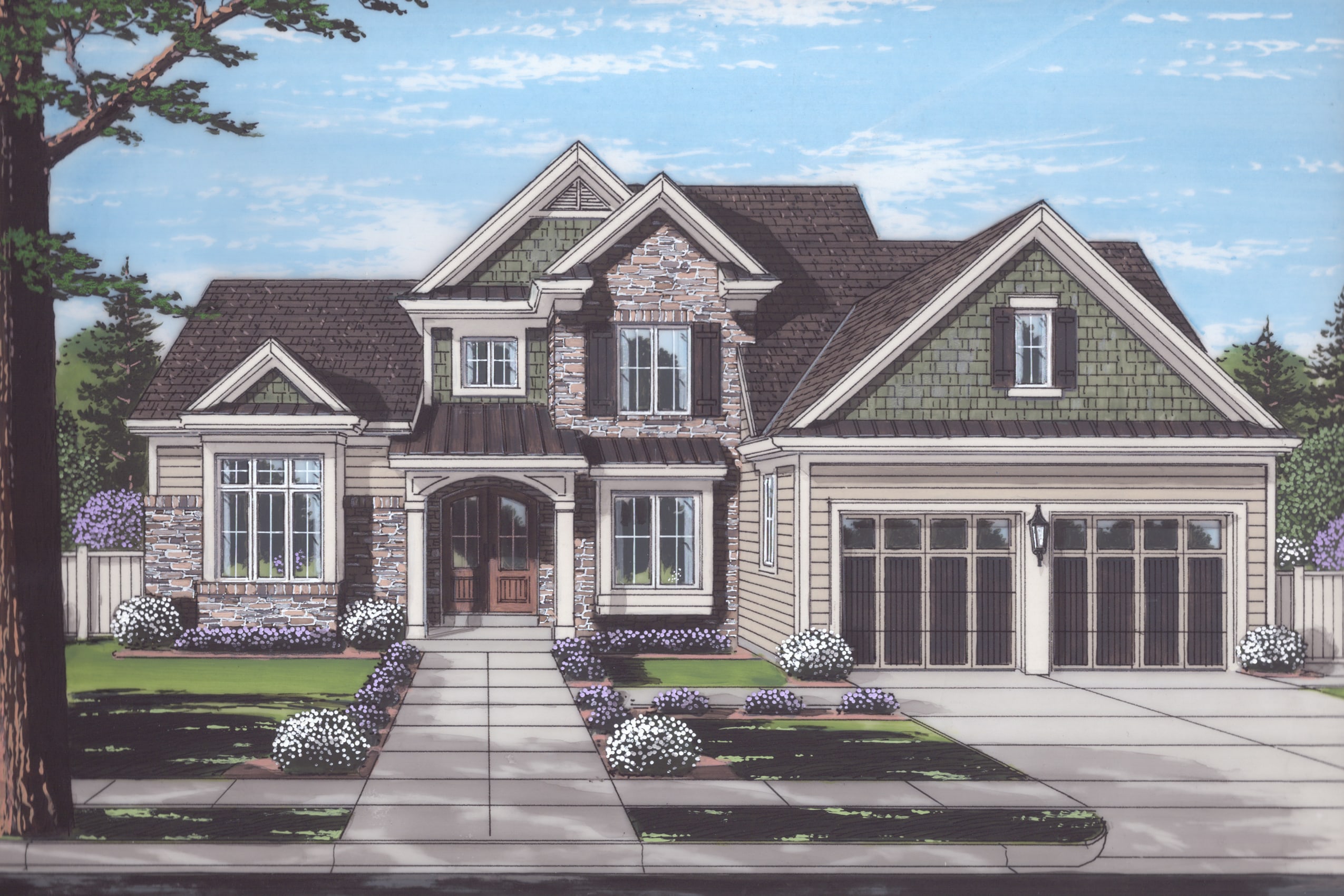 4 Bedrm, 2543 Sq Ft Transitional House Plan #169-1124