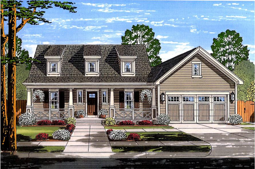 Cape Cod House Plan With First Floor, House Plans With Master On Main Floor