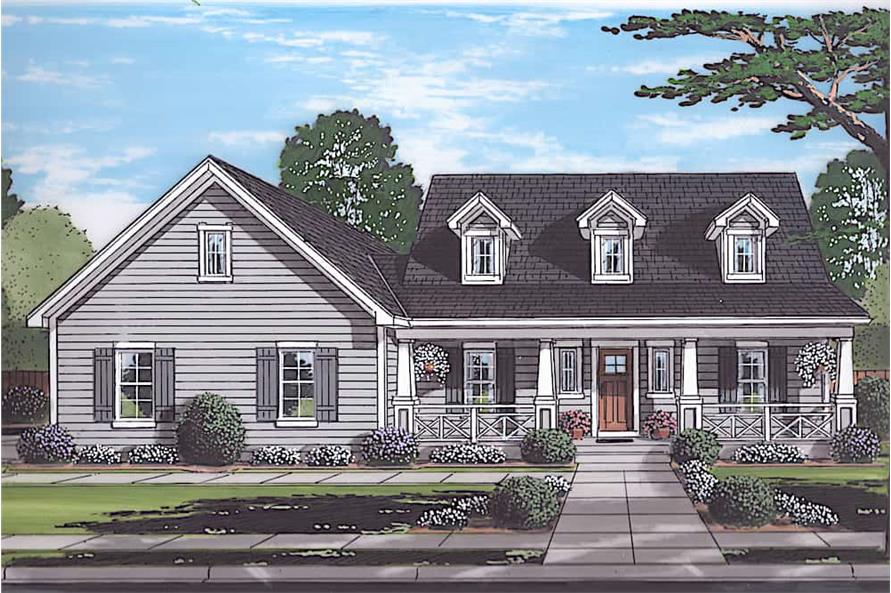 3-Bedroom, 1790 Sq Ft Cape Cod House - Plan #169-1188 - Front Exterior