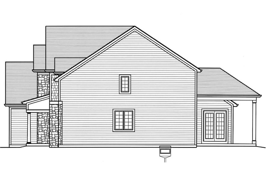 169-1189: Home Plan Right Elevation