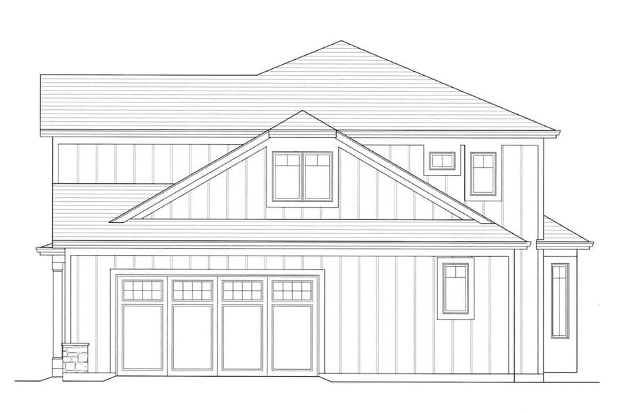 169-1194: Home Plan Right Elevation
