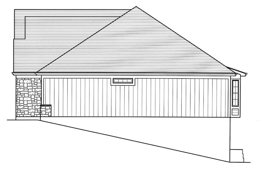 169-1195: Home Plan Right Elevation