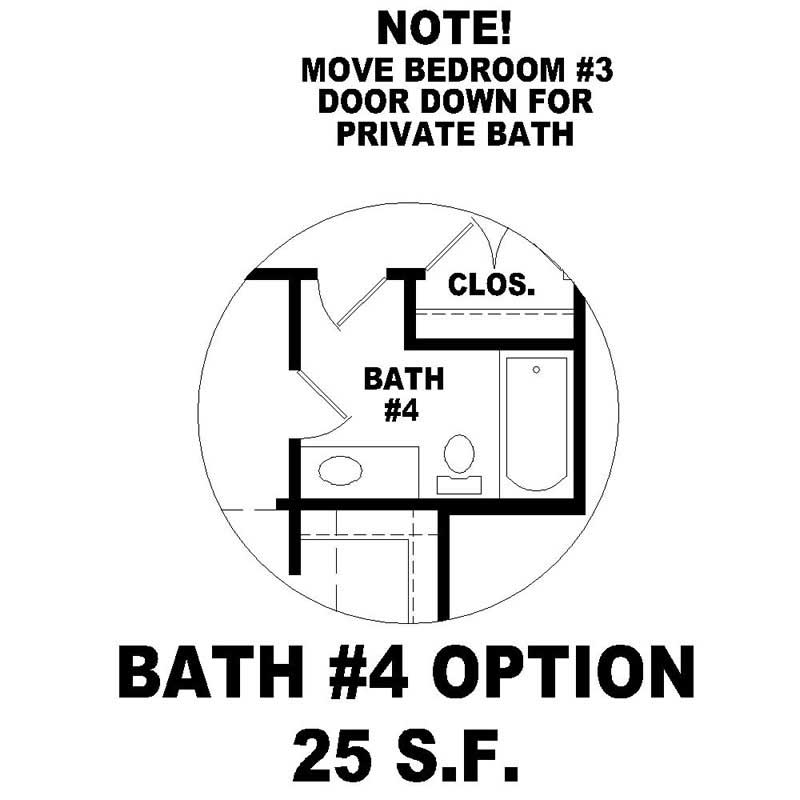 Master Bathroom of this 3-Bedroom, 3736 Sq Ft Plan - 170-1045