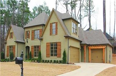 4-Bedroom, 3969 Sq Ft Southern House Plan - 170-1090 - Front Exterior