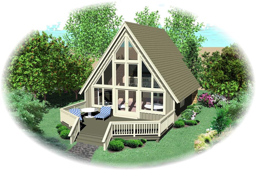  A Frame  House  Plan  0 Bedrms 1  Baths 734 Sq Ft 170 1100