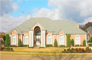 4-Bedroom, 5787 Sq Ft Luxury House Plan - 170-1147 - Front Exterior