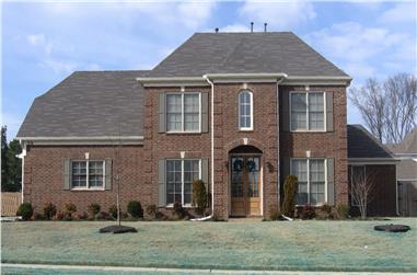 3-Bedroom, 3545 Sq Ft French House Plan - 170-1381 - Front Exterior