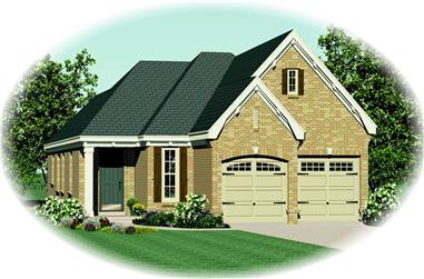 3-Bedroom, 1791 Sq Ft Cape Cod House Plan - 170-1501 - Front Exterior