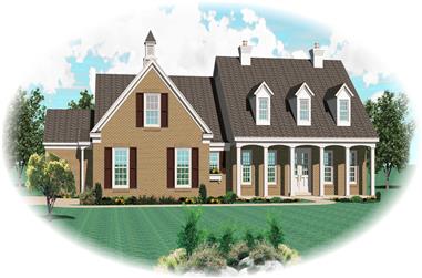 3-Bedroom, 3097 Sq Ft Cape Cod House Plan - 170-1516 - Front Exterior