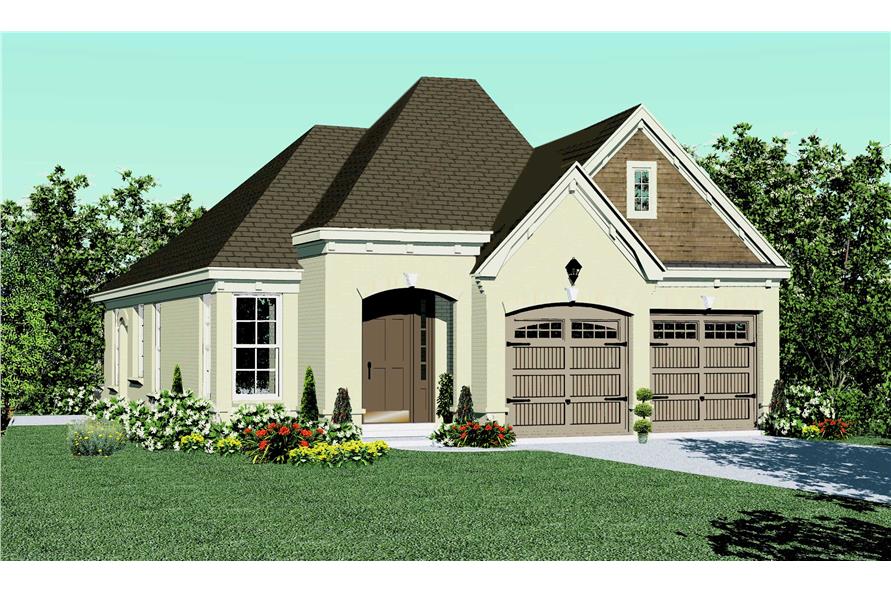 3-Bedroom, 1822 Sq Ft Cape Cod House Plan - 170-1562 - Front Exterior