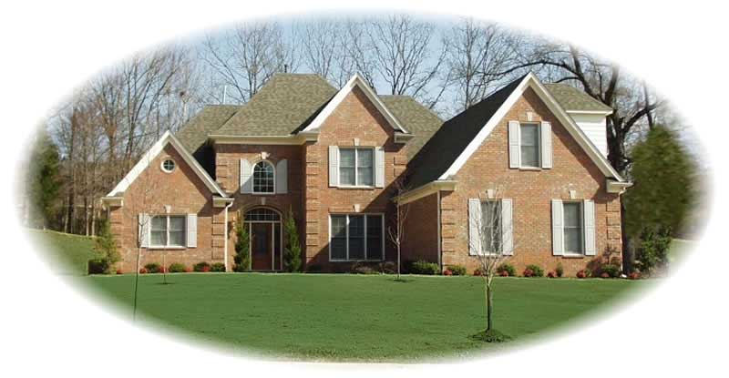 Front view of Southern home (ThePlanCollection: House Plan #170-1607)