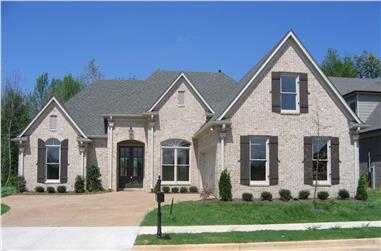 3-Bedroom, 2436 Sq Ft French House Plan - 170-1660 - Front Exterior